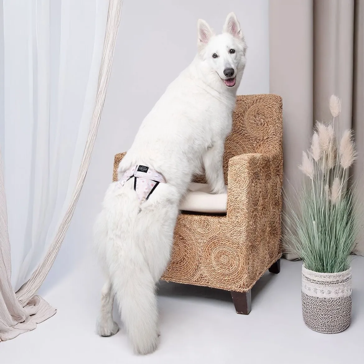 RuttuNuttu Tikskydd Blommig Beige