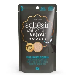 Schesir After Dark Velvet Mousse Chicken & Quail Egg 80 g