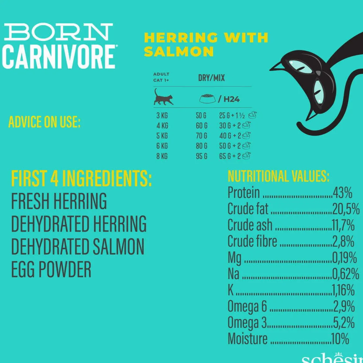 Schesir Born Carnivore Herring & Salmon