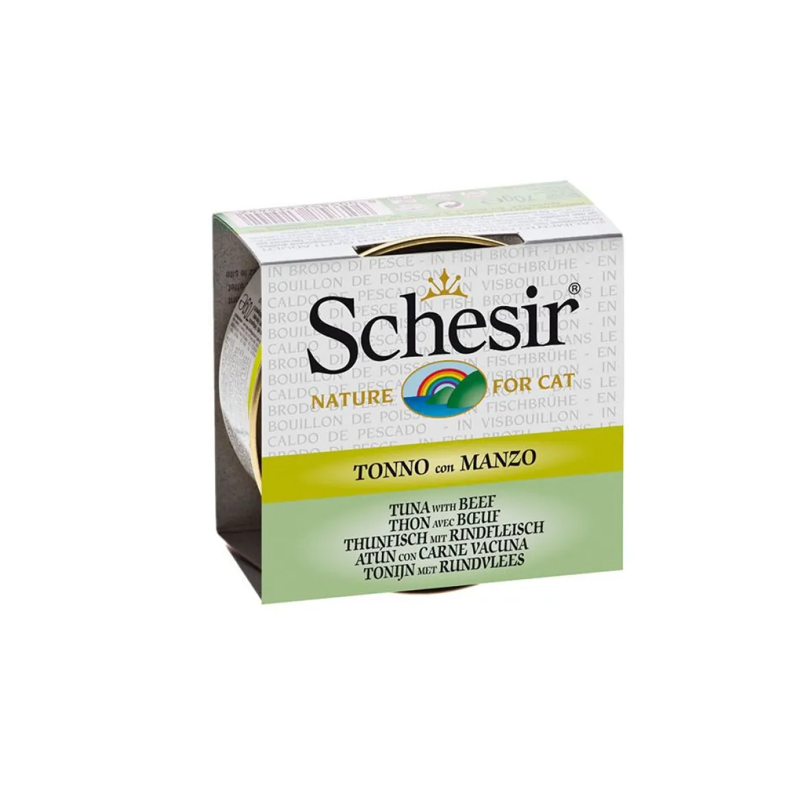 Schesir Cat Adult Tuna & Beef Gravy 70 g