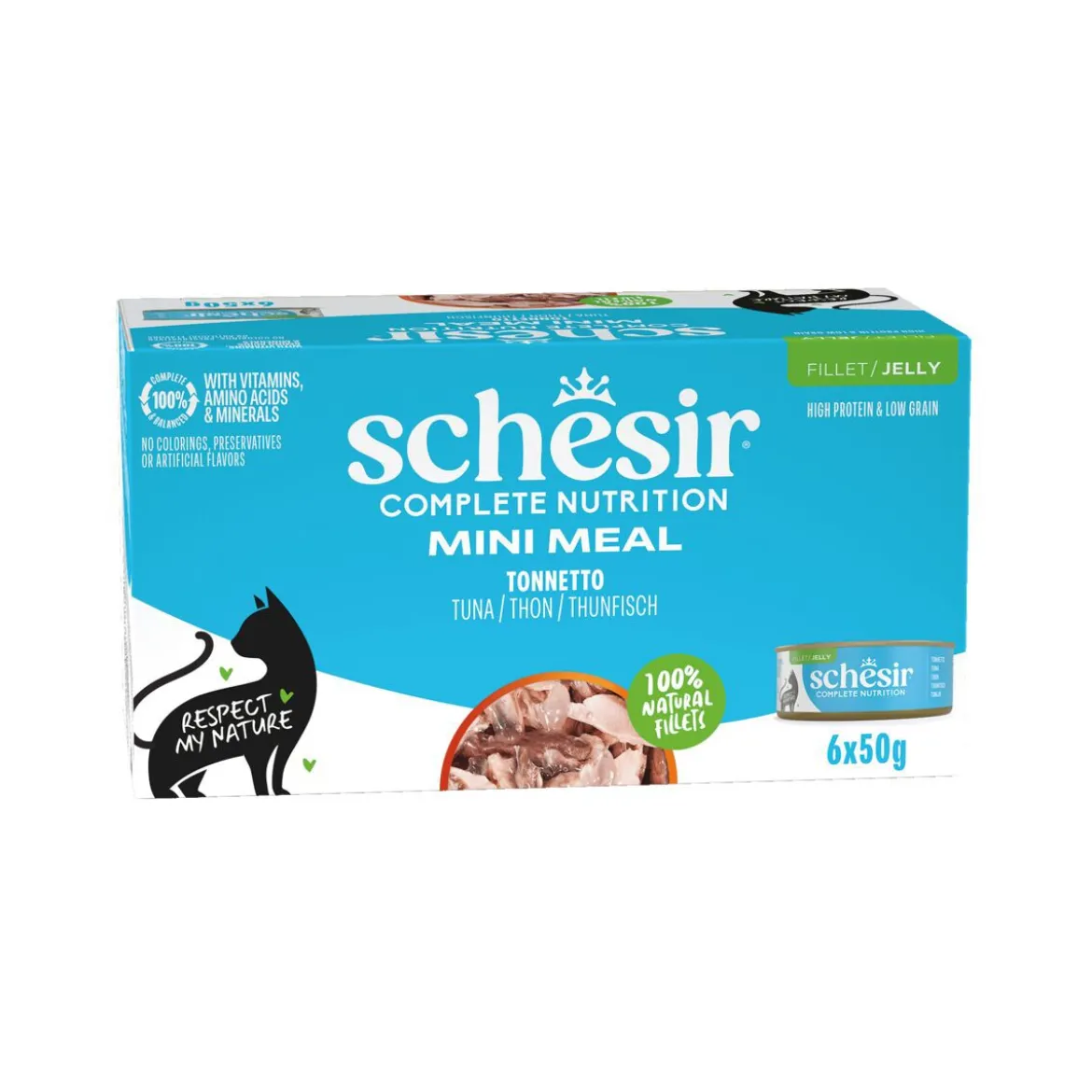 Schesir Cat Adult Tuna Jelly 6x50 g