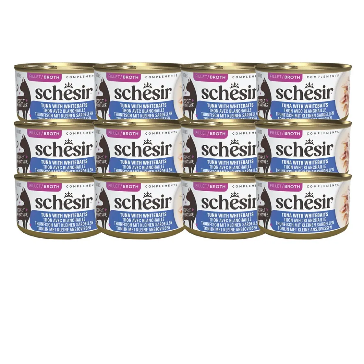 Schesir Cat Tuna & Whitebait Gravy 70 g