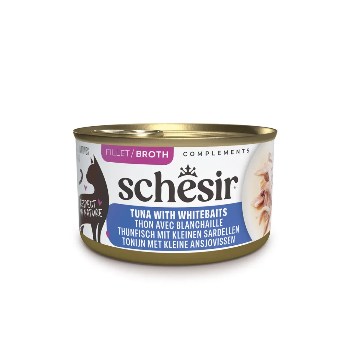 Schesir Cat Tuna & Whitebait Gravy 70 g