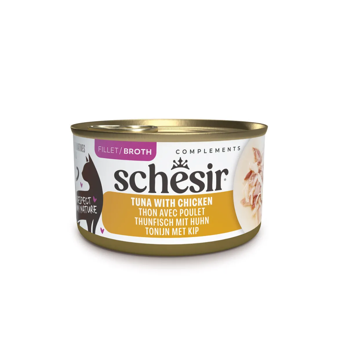 Schesir C&B Tuna & Chicken in Broth 85 g