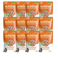 Schesir C&B Tuna, Chicken & Shrimps in Jelly Pouch 85 g