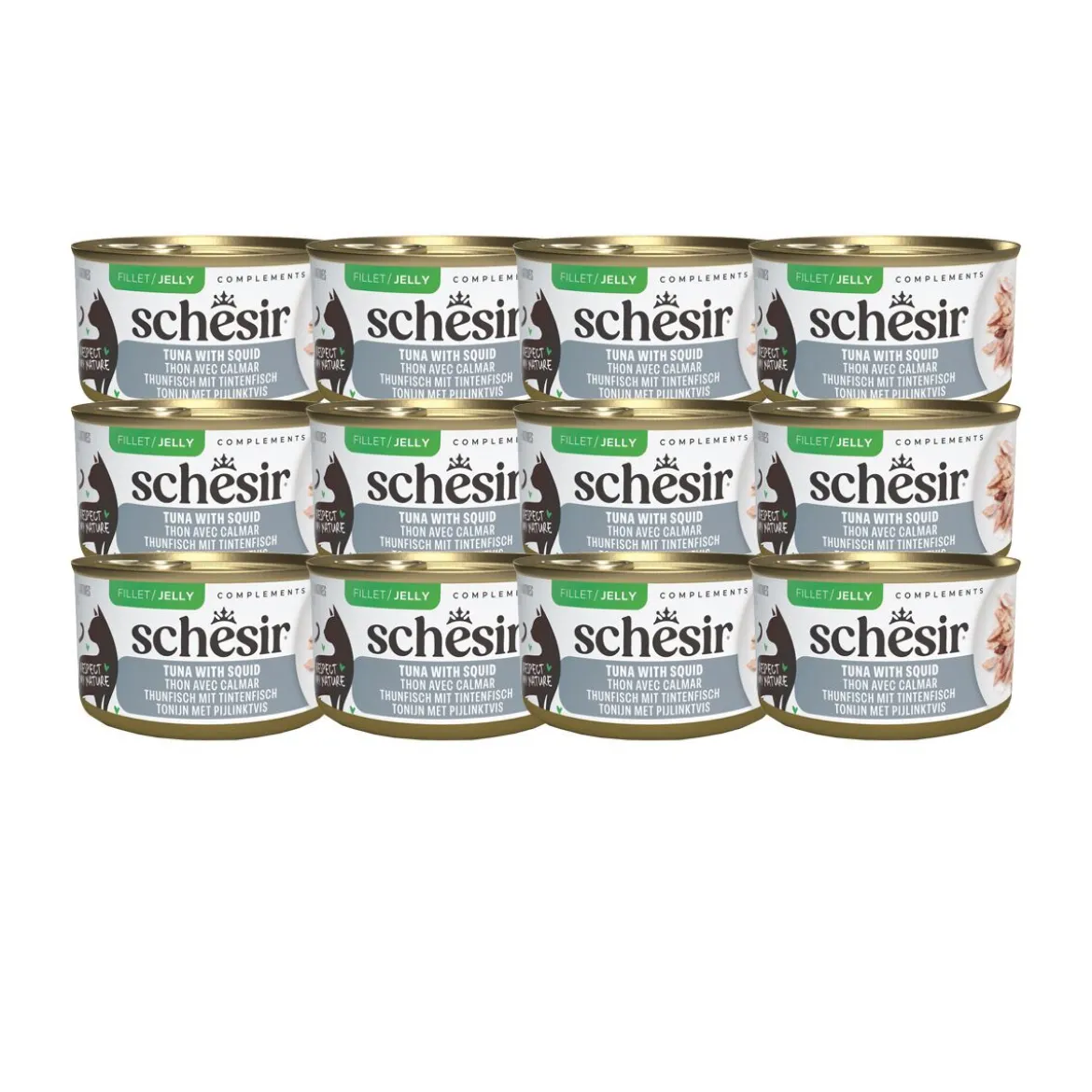Schesir Complements Tuna with Squids in Jelly 70 g