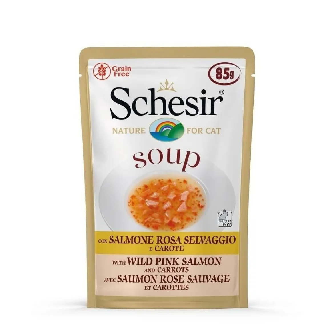 Schesir Soup Lax med Morot 85 g