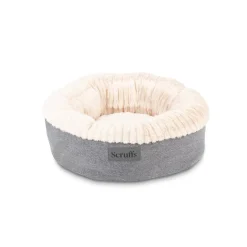 Scruffs Ellen Donut Bädd till Hund & Katt Ljusgrå