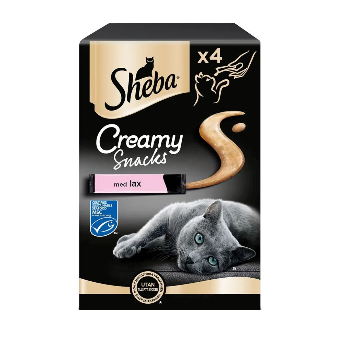 Sheba Creamy Snack Salmon 4x12g