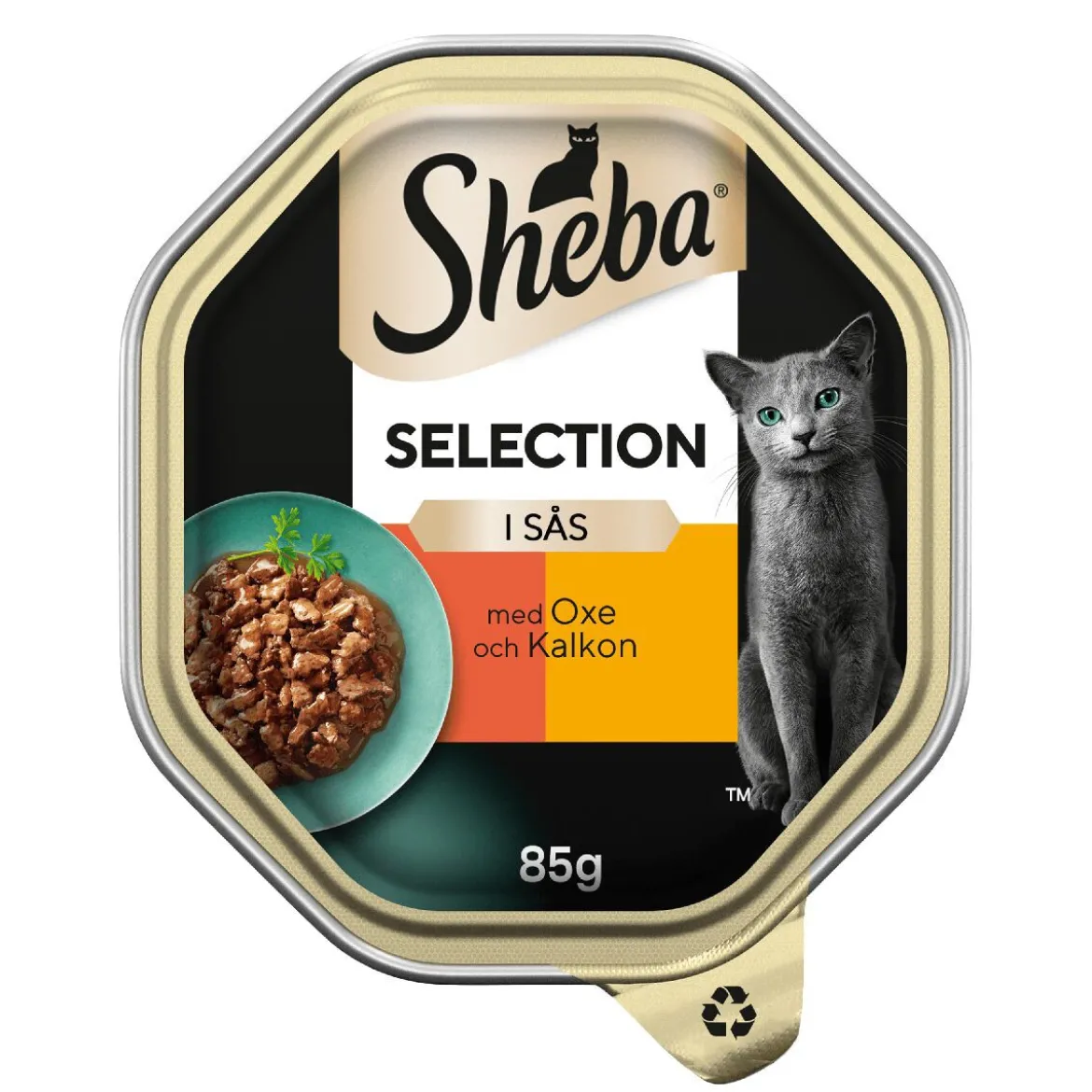 Sheba Selection Oxe & Kalkon 22x85 g