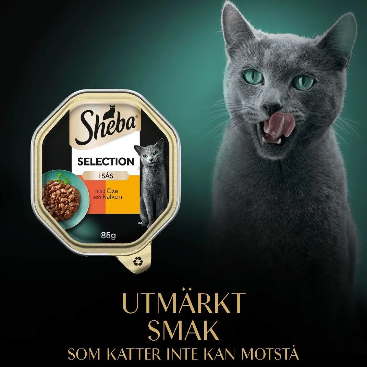 Sheba Selection Oxe & Kalkon 22x85 g