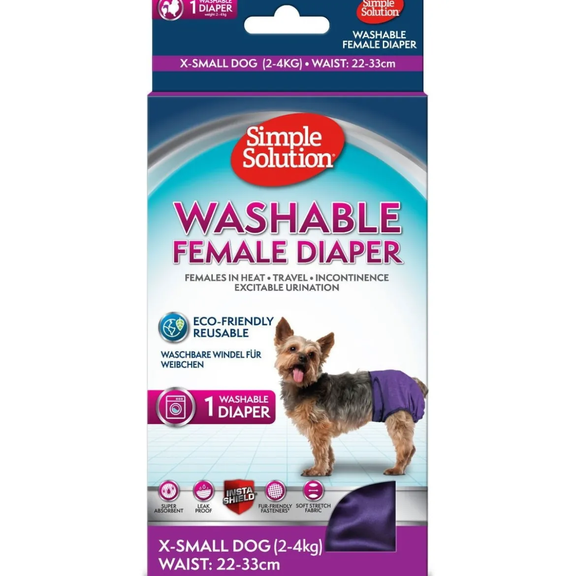 Simple Solution Diaper Garment purple