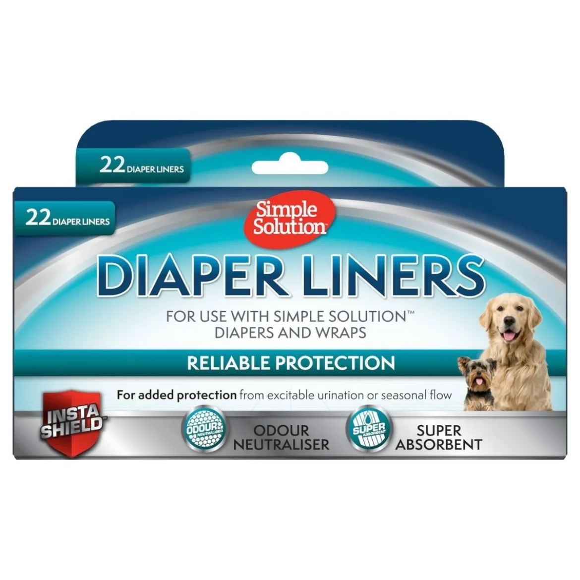 Simple Solution Diaper Liners Trosskydd till Hund 22-pack