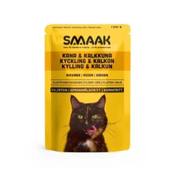 SMAAK Cat Adult Kyckling & Kalkon 100 g