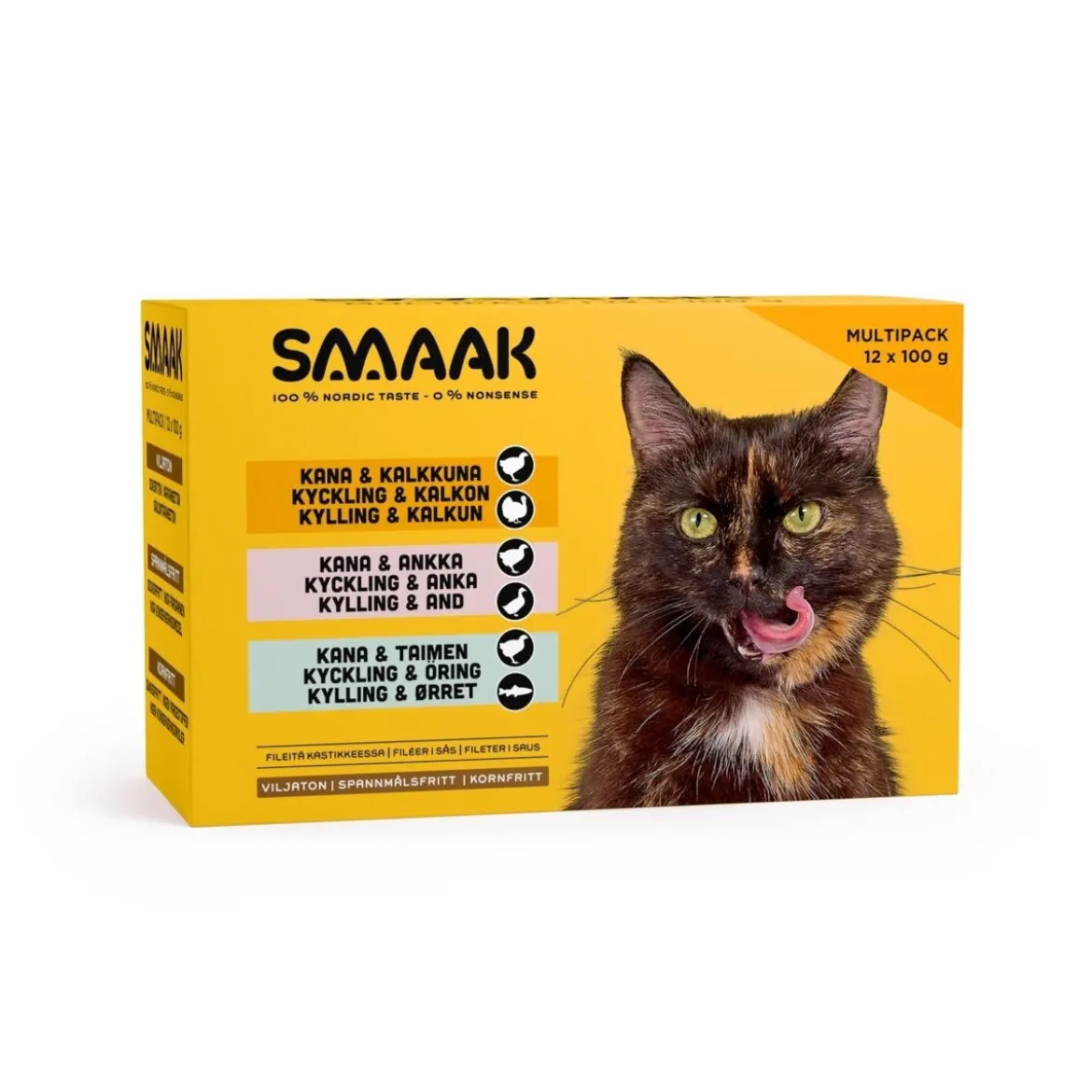 SMAAK Cat Adult Multipack 12 x 100 g