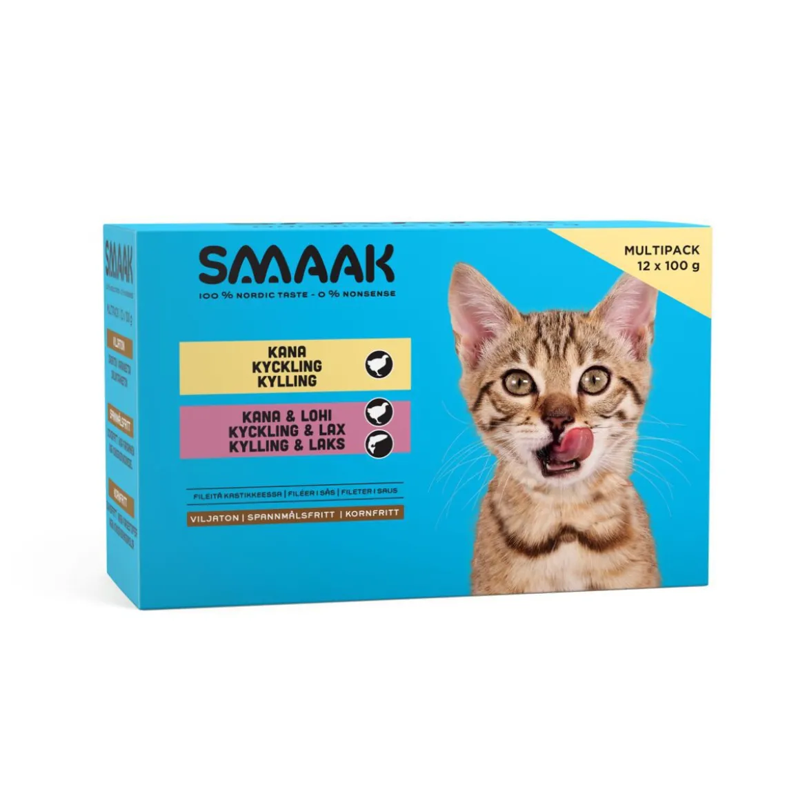 Smaak Cat Kitten Multipack Våtfoder till Kattunge 12x100 g