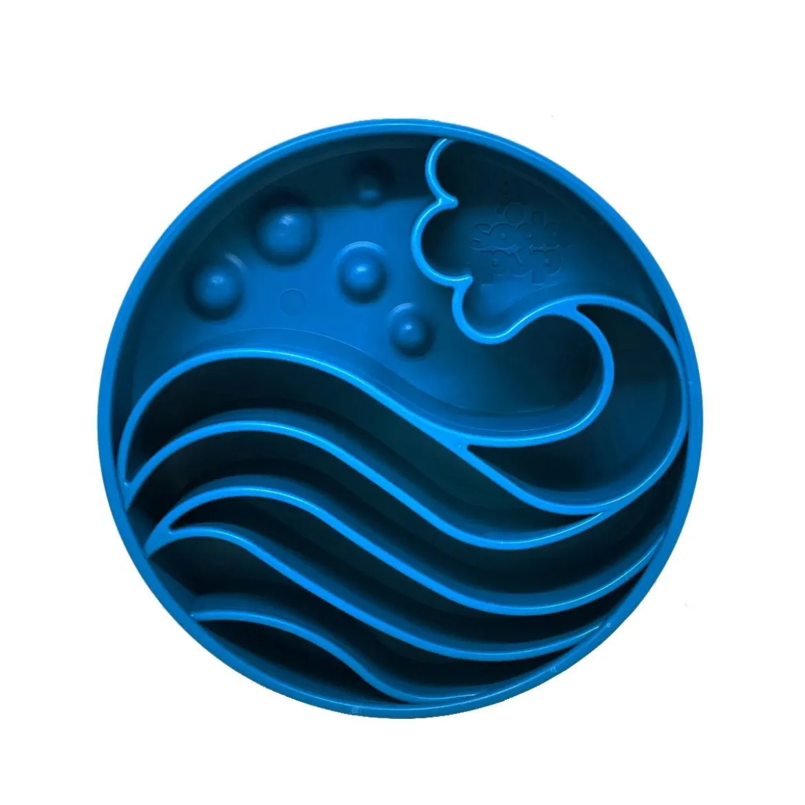 SodaPup Slow Feeder Wave Blå 20 cm