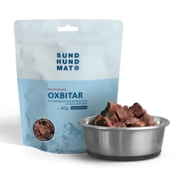 Sund Hundmat Frystorkade Oxbitar 60g