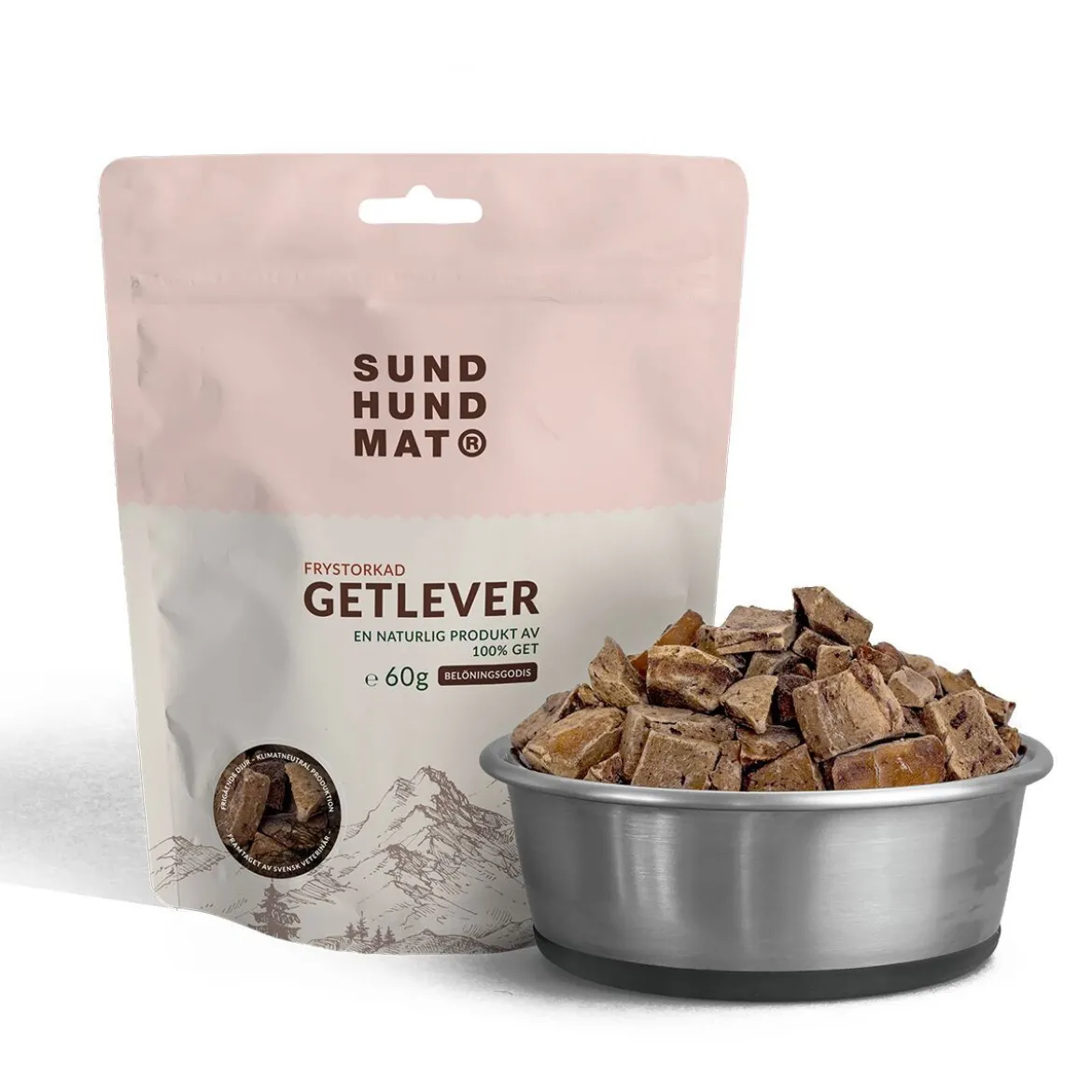 Sund Hundmat Frystorkad Getlever 60g