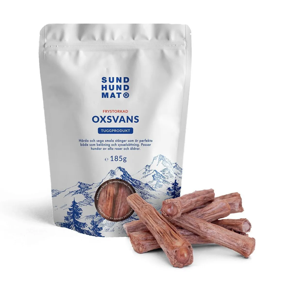 Sund Hundmat Frystorkad Oxsvans 185g