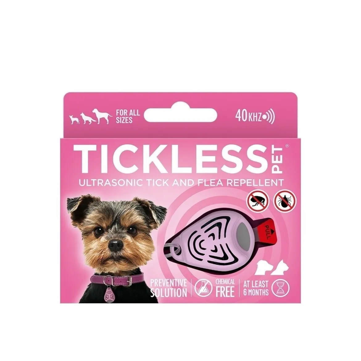 Tickless Elektronisk Fästingavvisare Rosa
