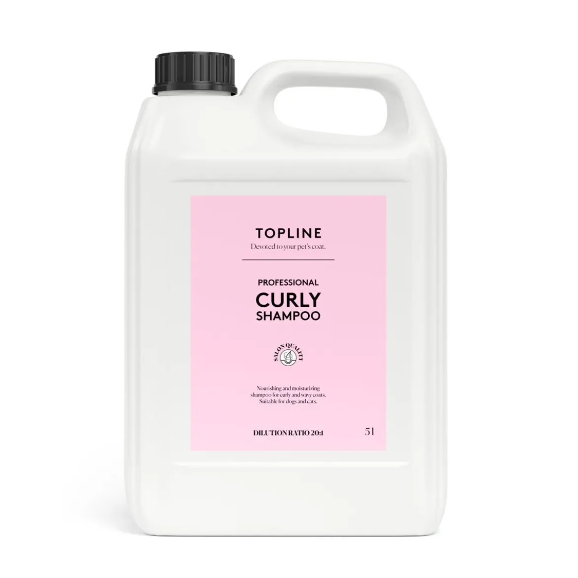 Topline Curly Hundshampo Professional 5 liter