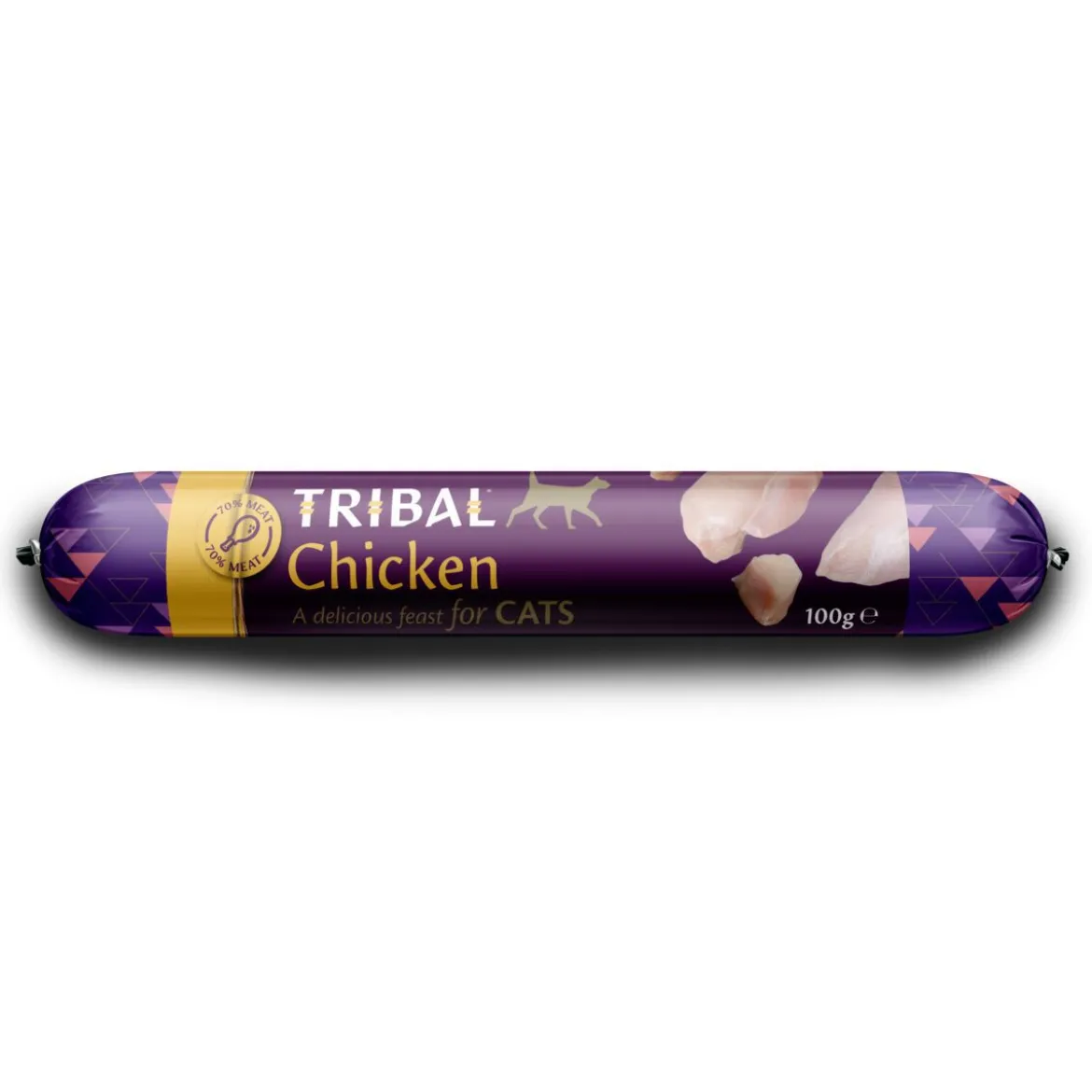 Tribal Cat Chicken Sausage Kattfoder 100 g