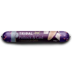 Tribal Cat Pollock & Cod Sausage Kattfoder 100 g