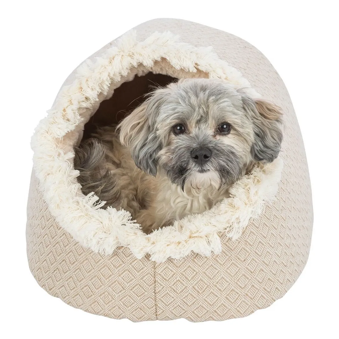 Trixie Boho Hund och Kattbädd Igloo Beige