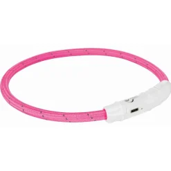 Trixie Flash Light LED-halsband Rosa