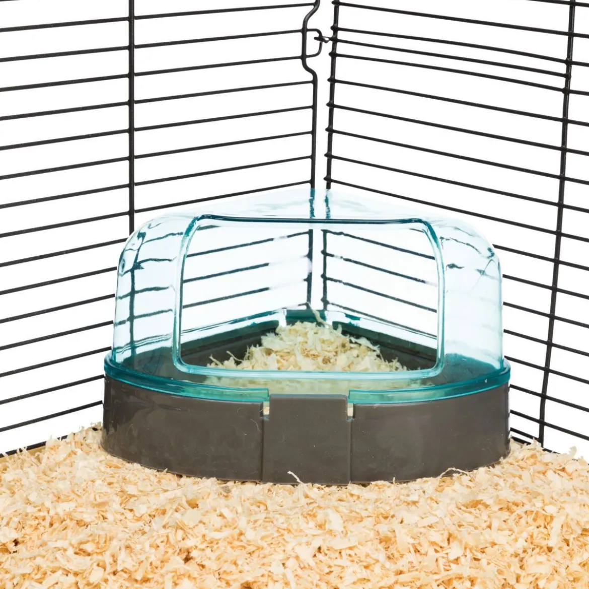 Trixie Hörntoalett till Hamster med Spade
