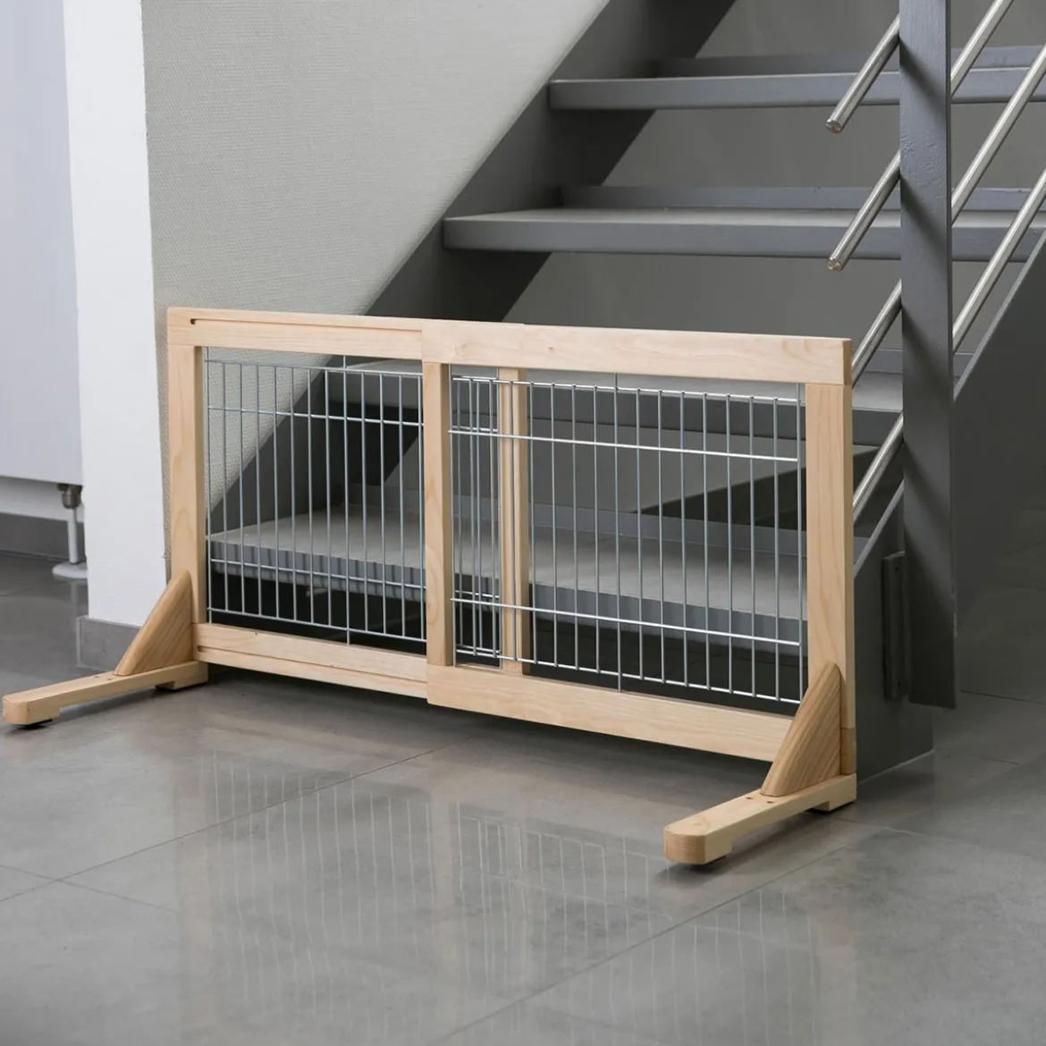 Trixie Hundgrind Furu 63-108x50x31 cm