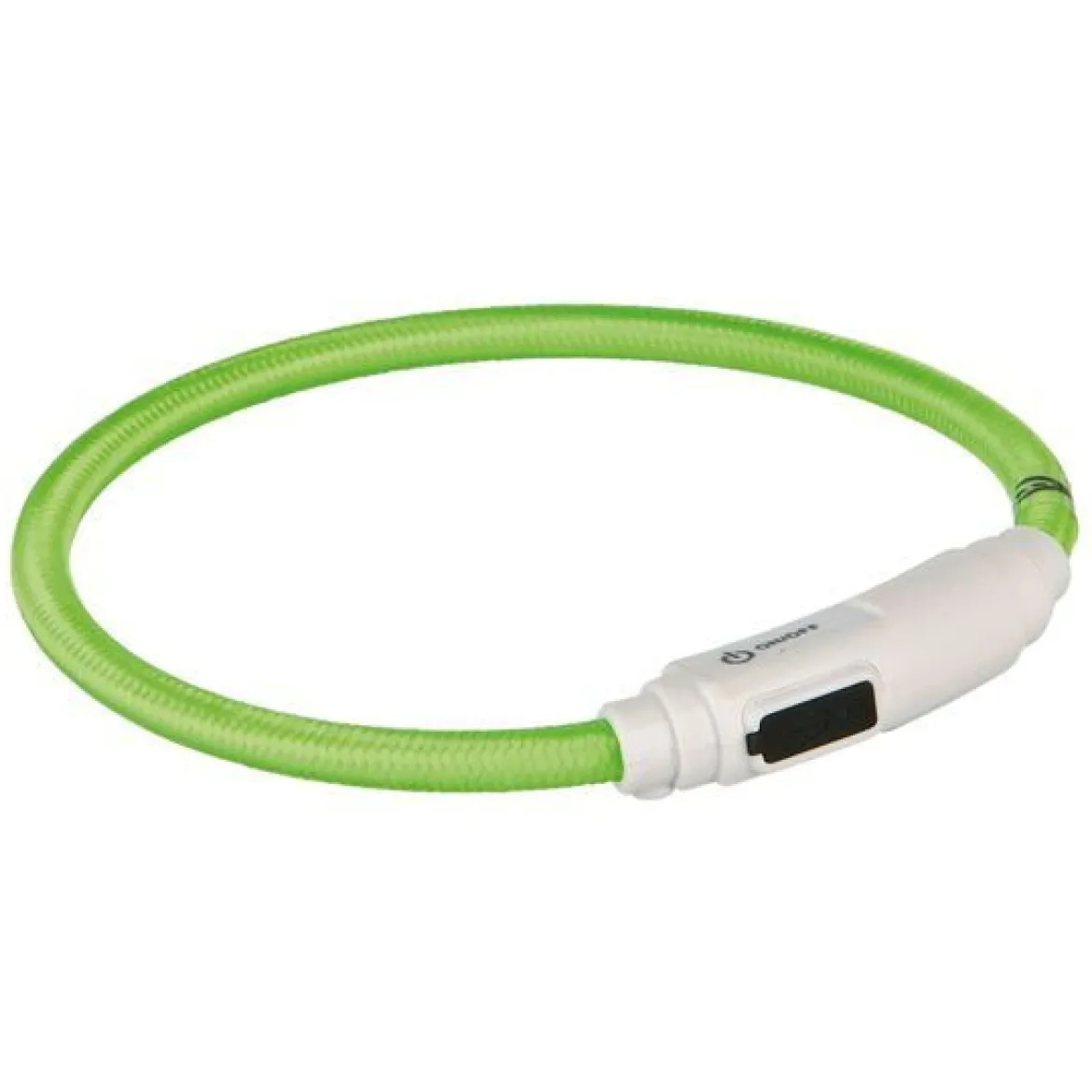 Trixie LED-halsband med USB Grön