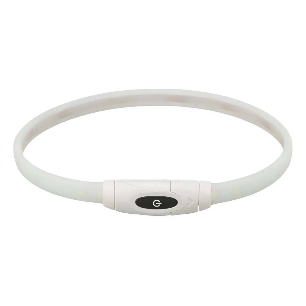 Trixie LED-halsband Vit 65 cm
