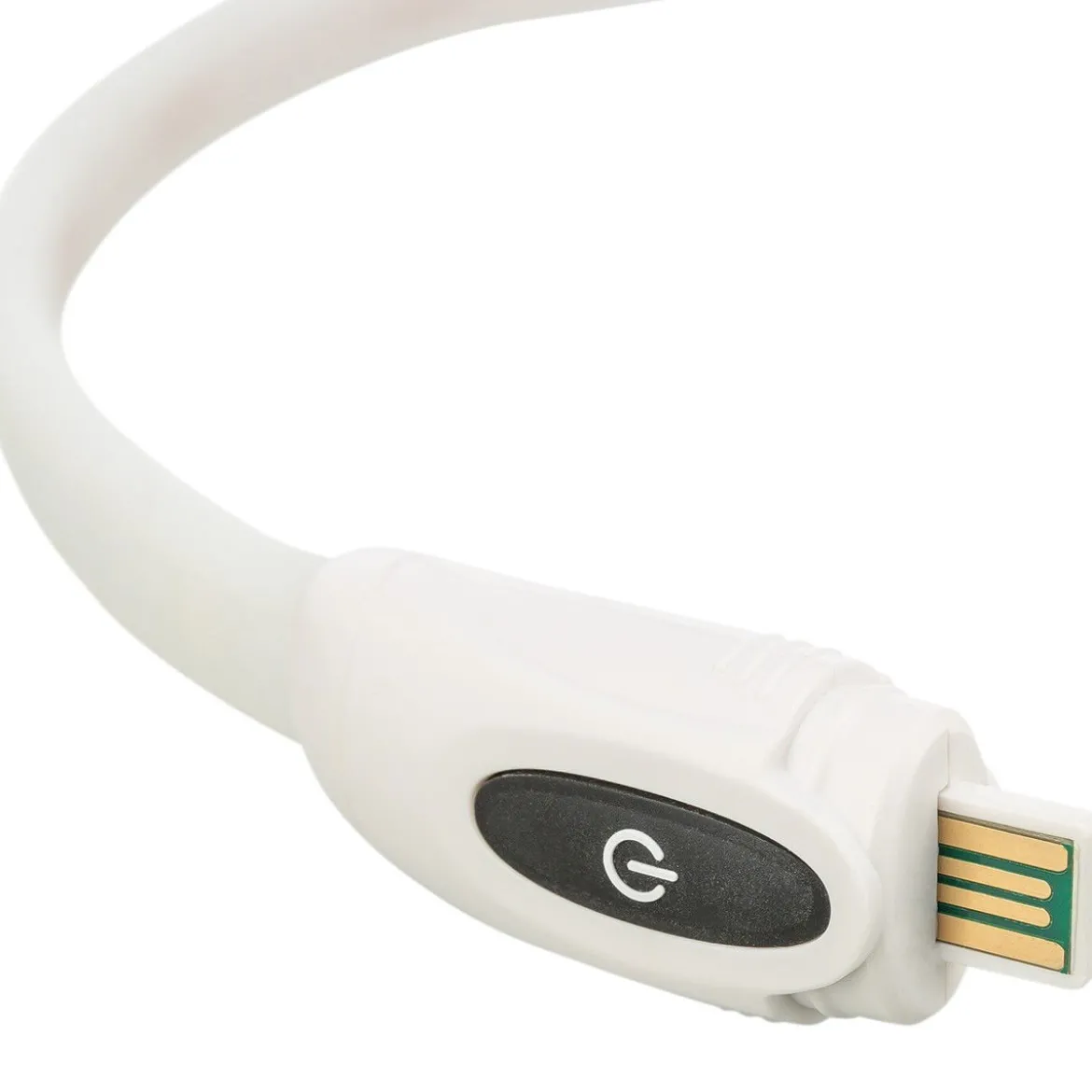 Trixie LED-halsband Vit 65 cm
