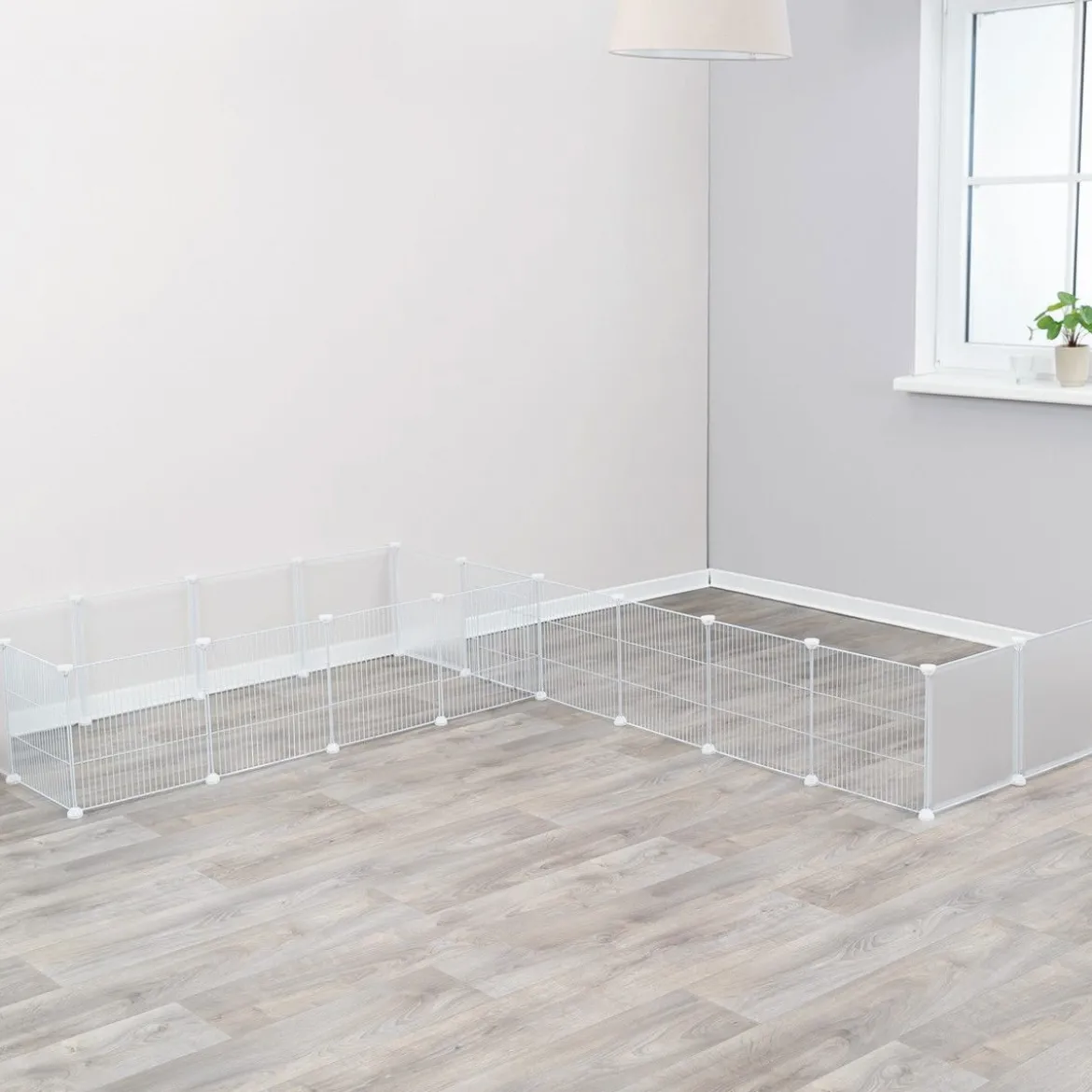 Trixie Påbyggnadssektioner till Inomhushage Plast 4-pack