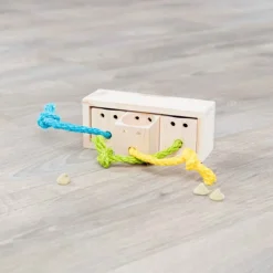Trixie Snack Cube Leksak till gnagare & fågel i trä 16×6×7 cm