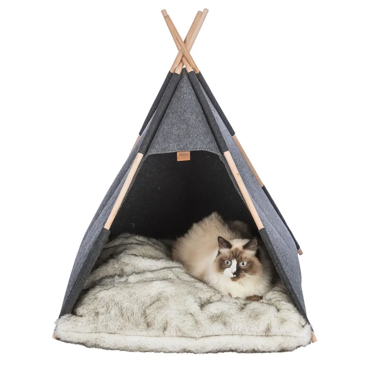 Trixie Tipi Tält för Hund och Katt Grå