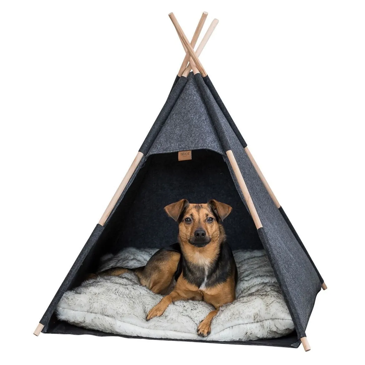 Trixie Tipi Tält för Hund och Katt Grå