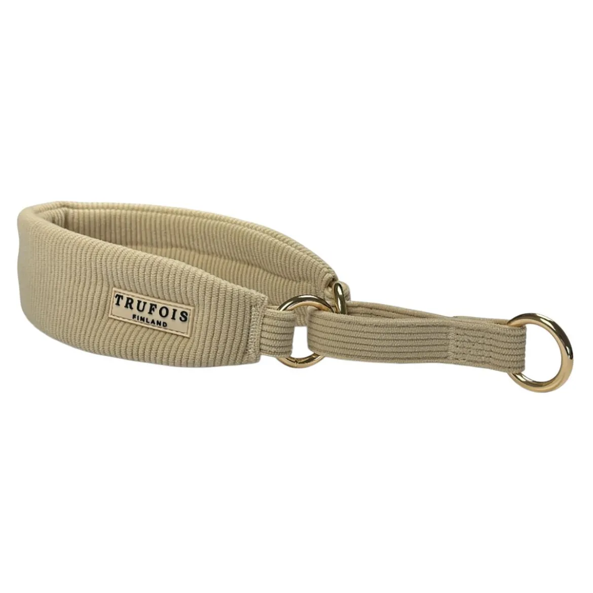 Trufois Brett Hundhalsband Halvstryp Beige