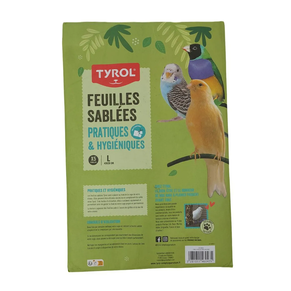 Tyrol SandpappTyrol Sand Ark 43x25 cm 5-pack