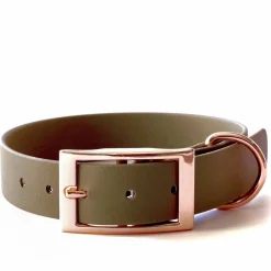 Tyylivoitto Classy Hundhalsband Stor Modell Olivgrön