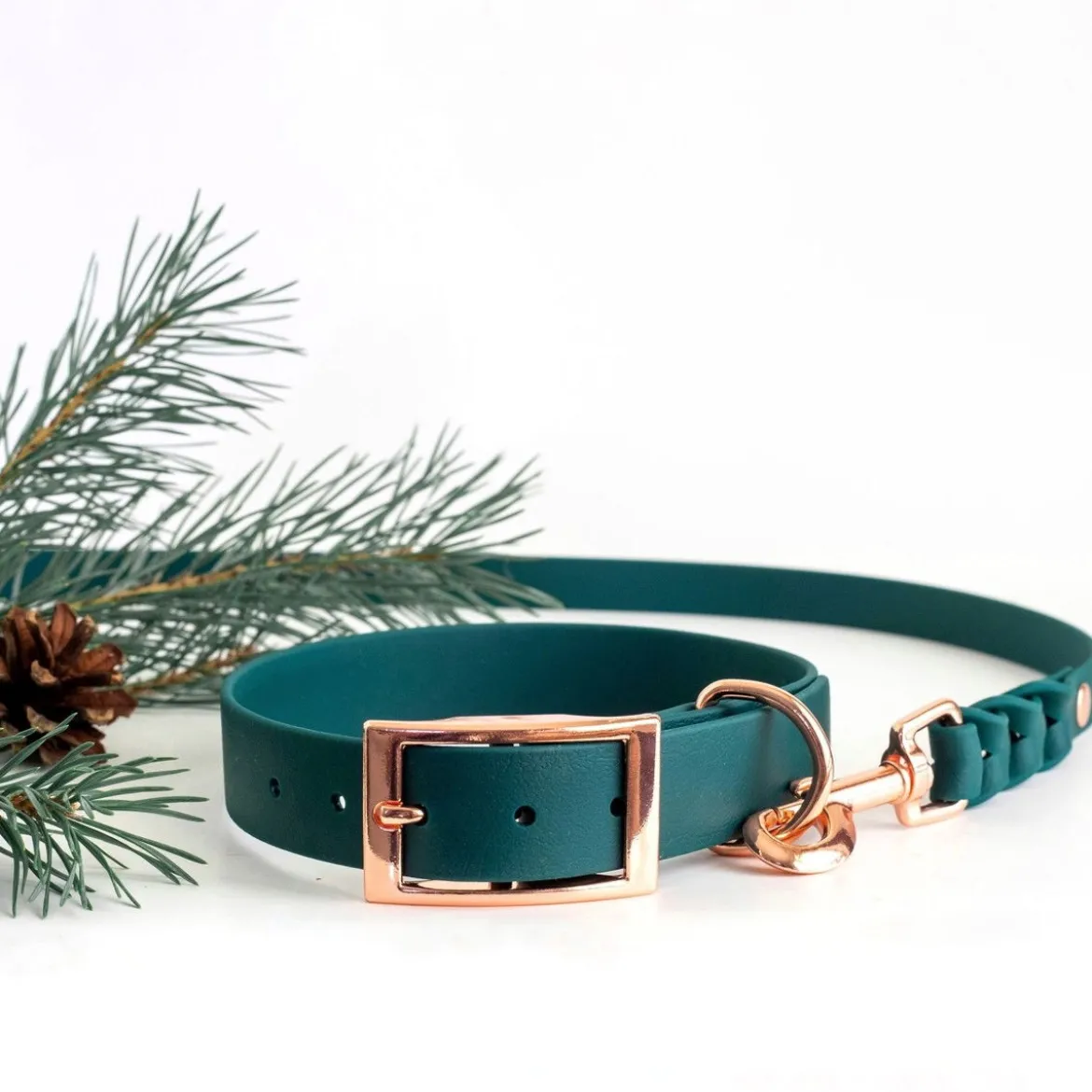 Tyylivoitto Classy Hundhalsband Stor Modell Grön