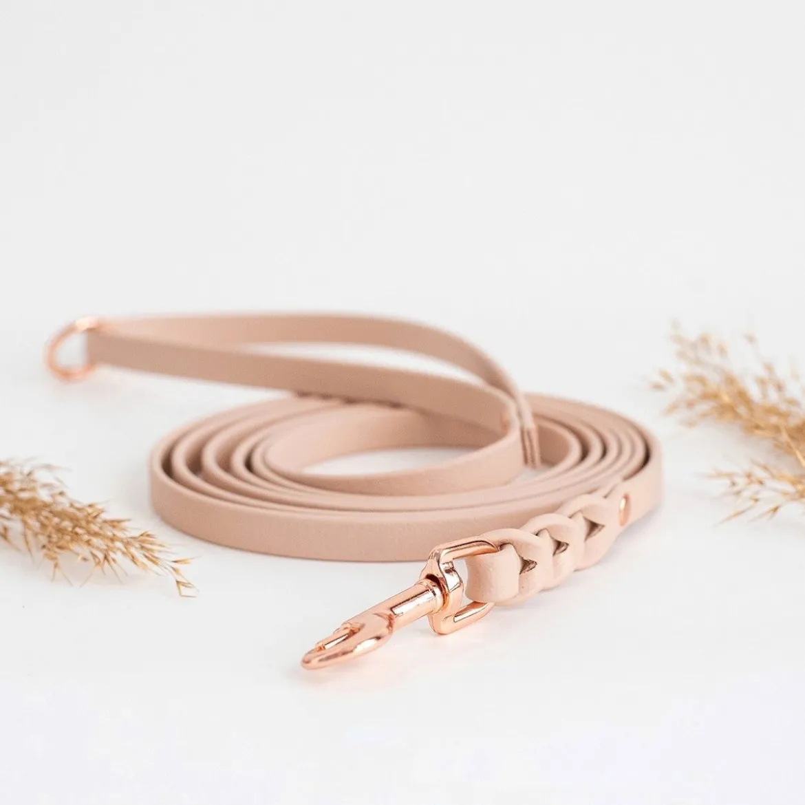 Tyylivoitto Hundkoppel Flätat Beige