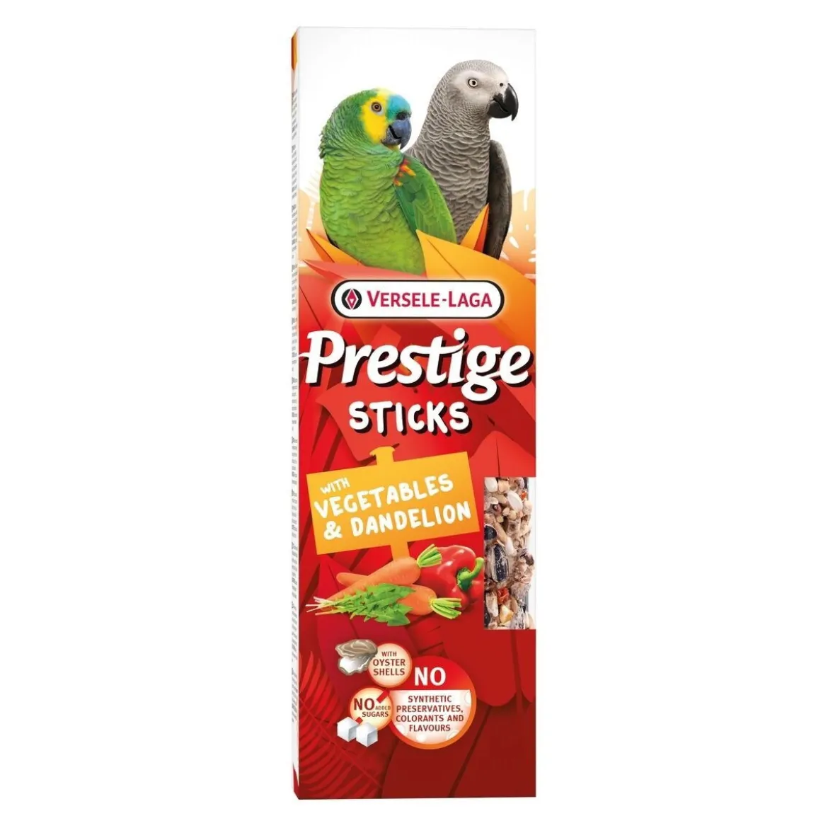 Versele-Laga Prestige Sticks Parrots Grönsaker & Maskros 140 g