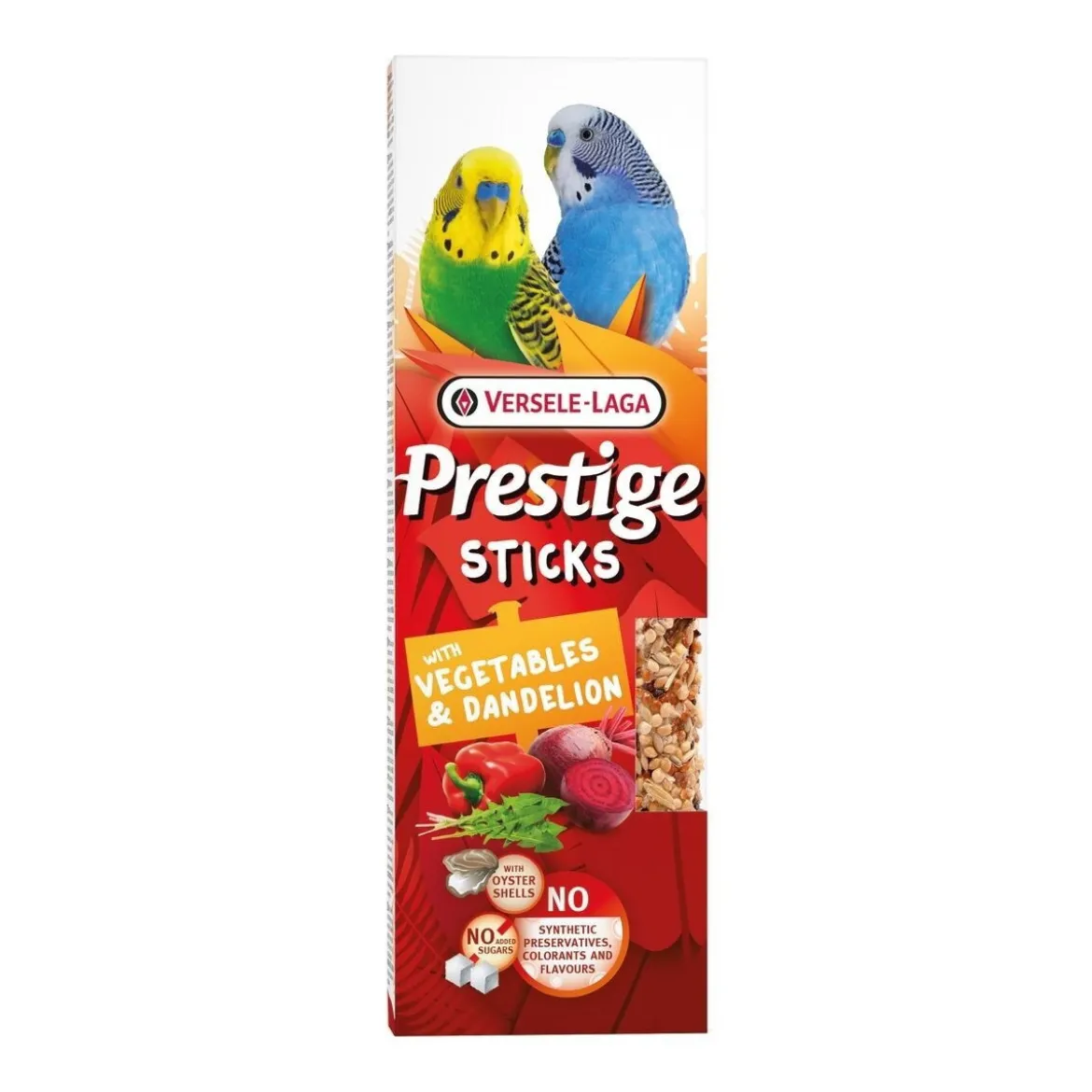 Versele-Laga Prestige Sticks Small Parakeets Grönsaker & Maskros 60 g