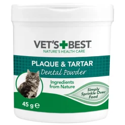 Vet's Best Cat Plack- och tandstenspulver 45 g