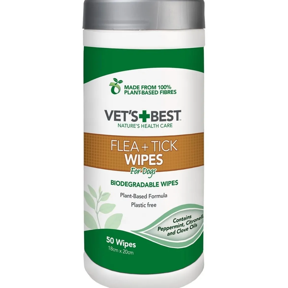 Vet's Best Natural Flea & Tick Våtservetter 50-pack