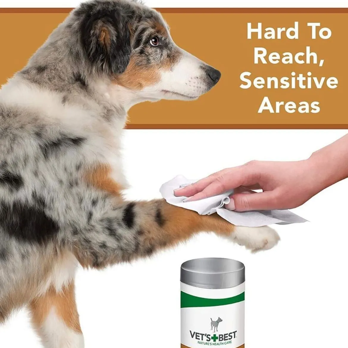 Vet's Best Natural Flea & Tick Våtservetter 50-pack