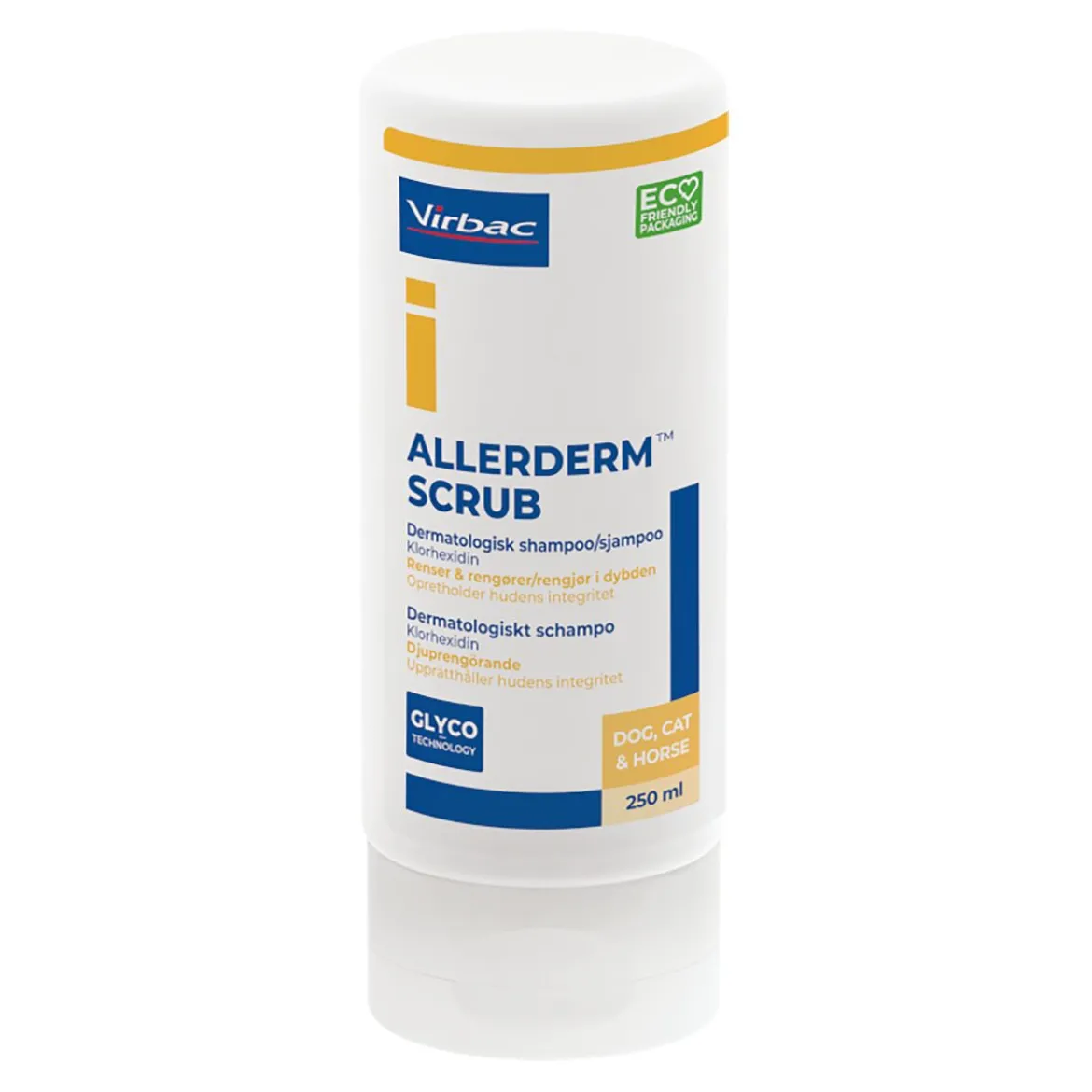 Virbac Allerderm Scrub Schampo för Hund & Katt 250 ml